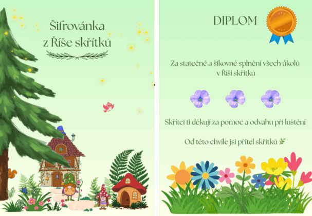 Šifrovánka z říše skřítků 1